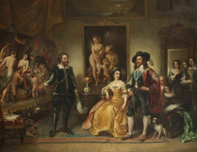 Ambrosini Jérôme (a.k.a. James Parker), Rubens Presenting His Picture 'Peace and War' to Charles I