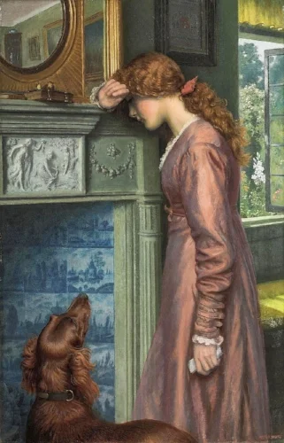 Arthur Hughes, A Passing Cloud