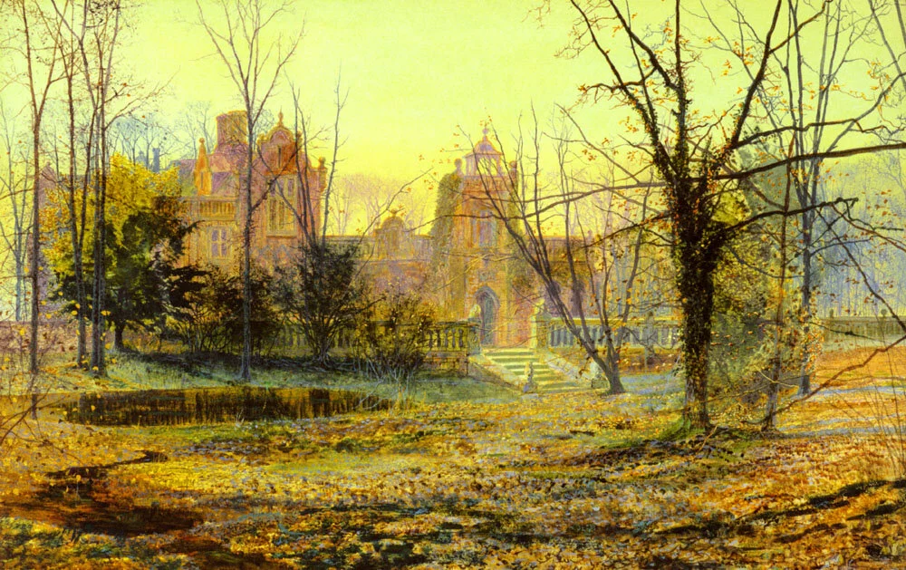 John Atkinson Grimshaw, Evening, Knostrop Old Hall