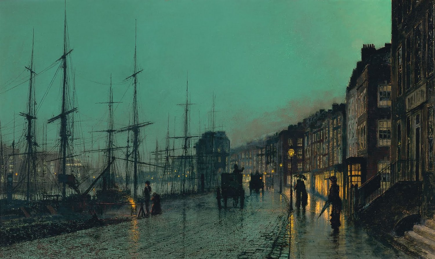 John Atkinson Grimshaw, Shipping on the Clyde