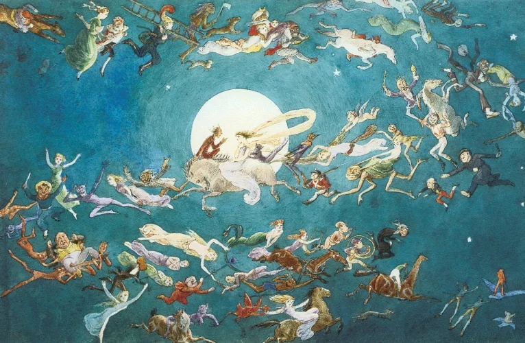 Charles Altamont Doyle, A Dance Around the Moon