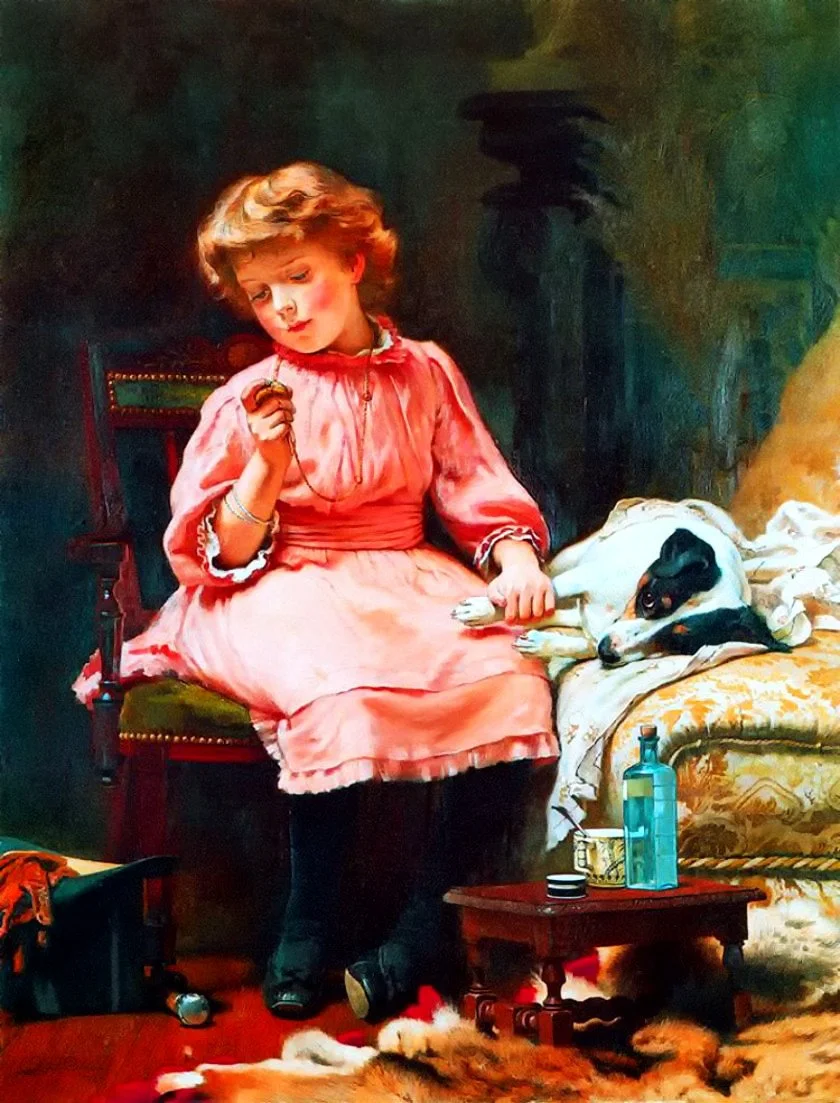Charles Burton Barber - Not Much Wrong