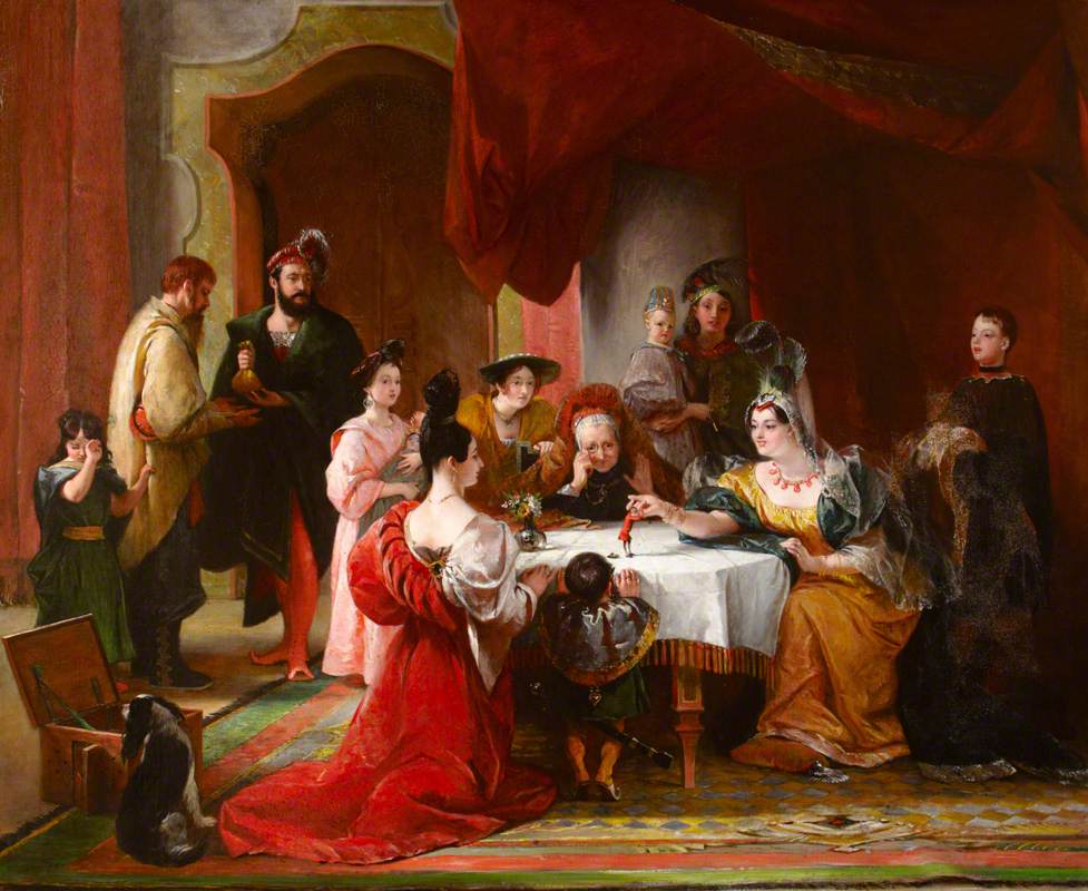 Charles Robert Leslie, Gulliver Presented to the Queen of Brobdingnag