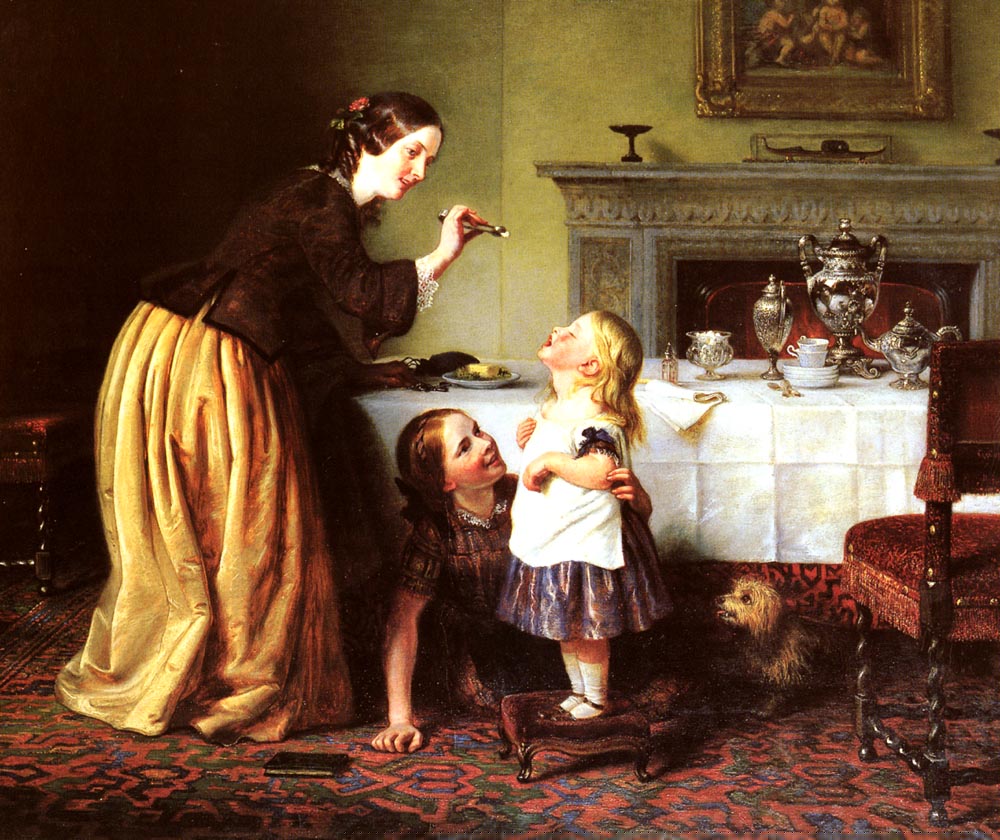 Charles West Cope, Breakfast Time, Morning Games