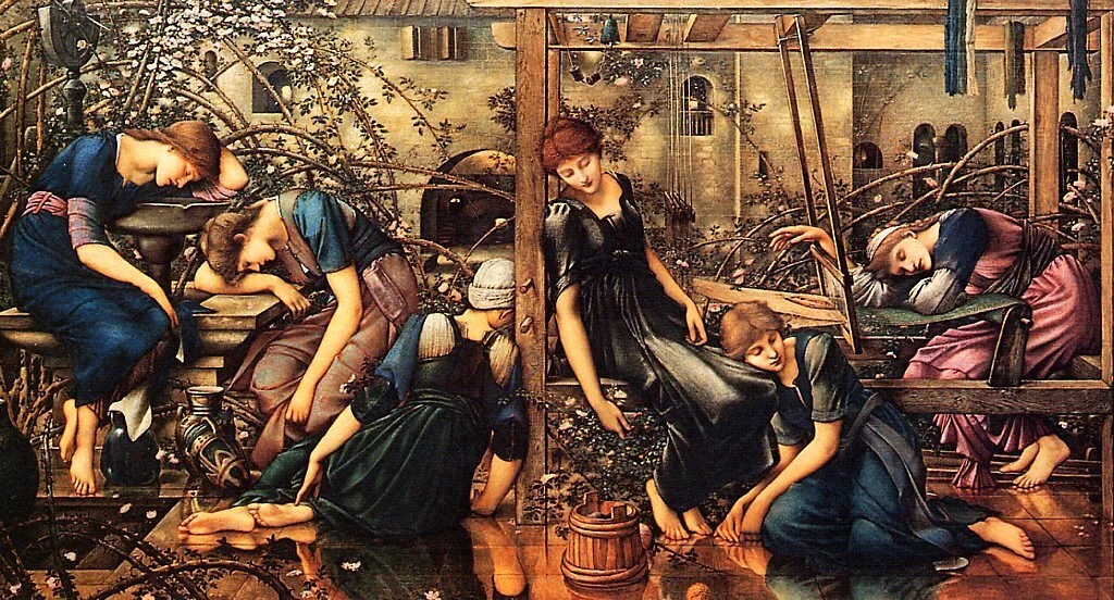 Edward Burne-Jones, The Garden Court
