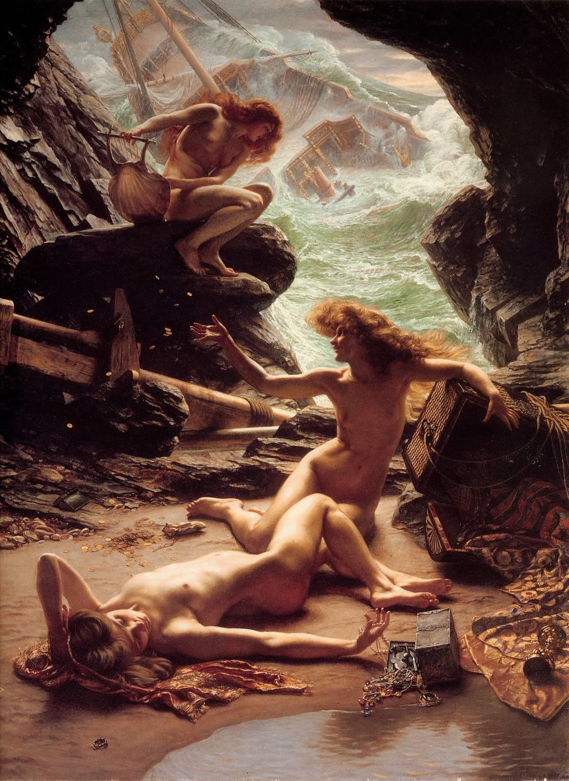 Edward John Poynter, Cave of the Storm Nymphs