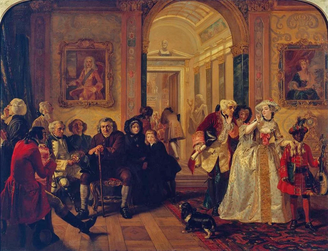 Edward Matthew Ward, Doctor Johnson in the Ante-Room of the Lord Chesterfield Waiting for an Audience