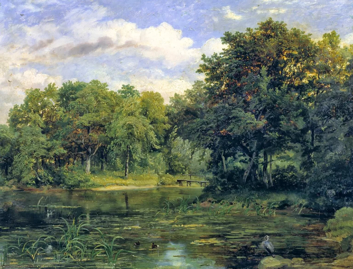 Frederick Richard Lee, Lake in a Park