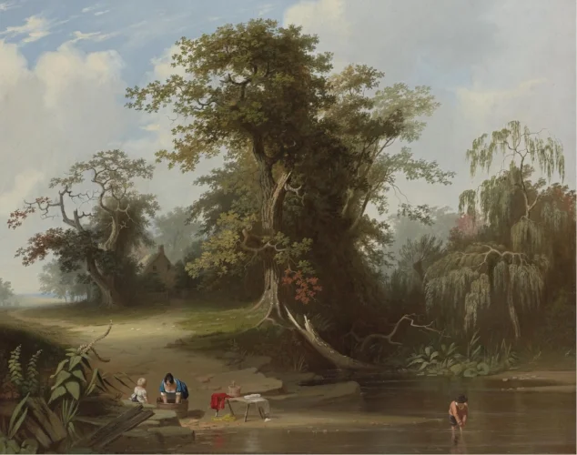 George Caleb Bingham, Landscape, Rural Scene