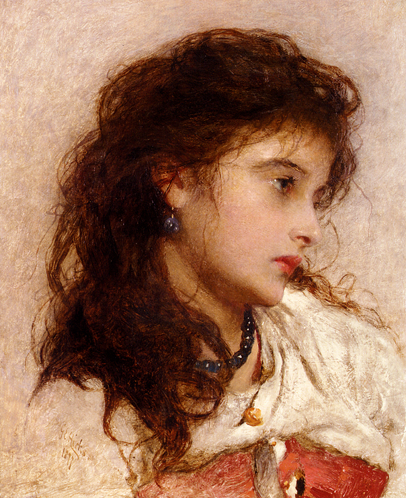 George Elgar Hicks, A Gypsy Girl
