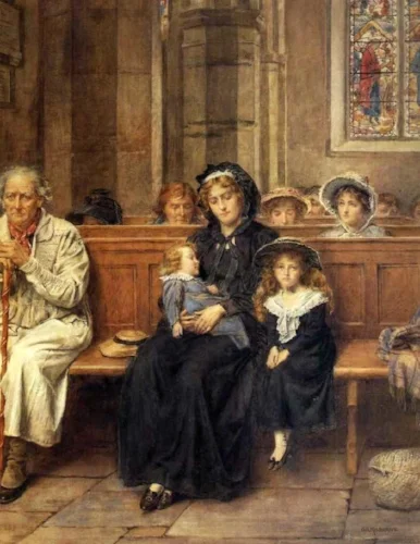 George Goodwin Kilburne, In Church