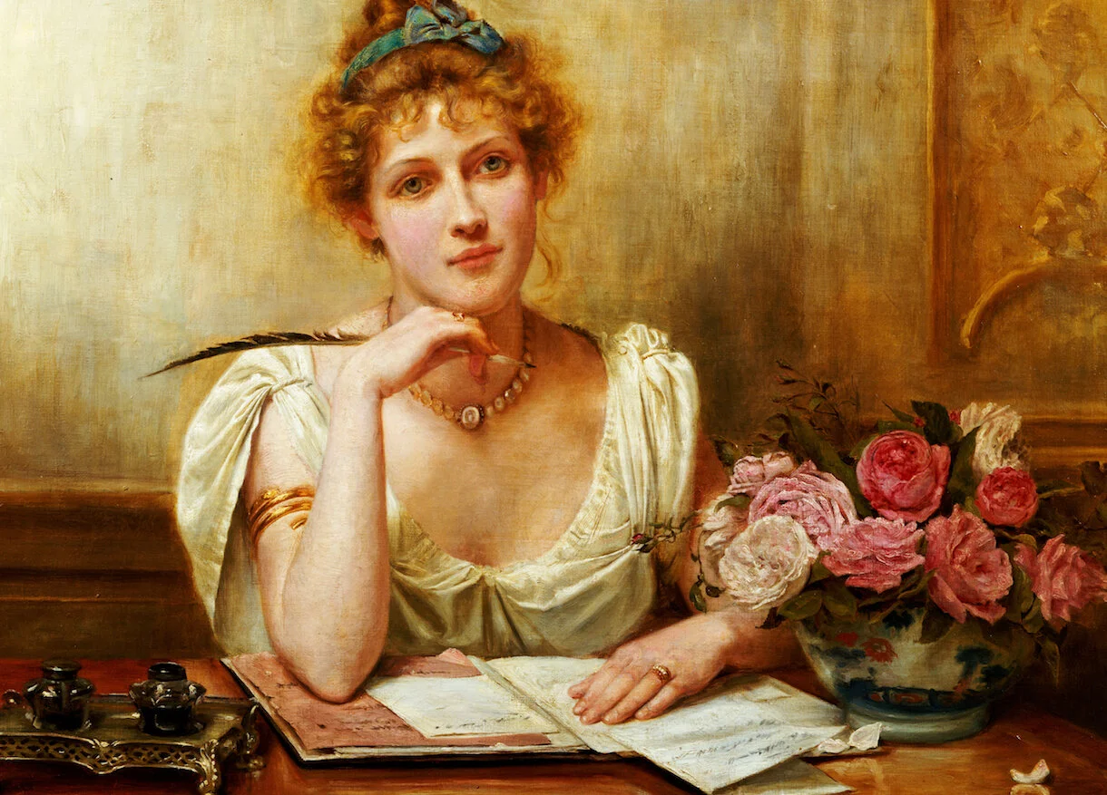 George Goodwin Kilburne, Penning A Letter