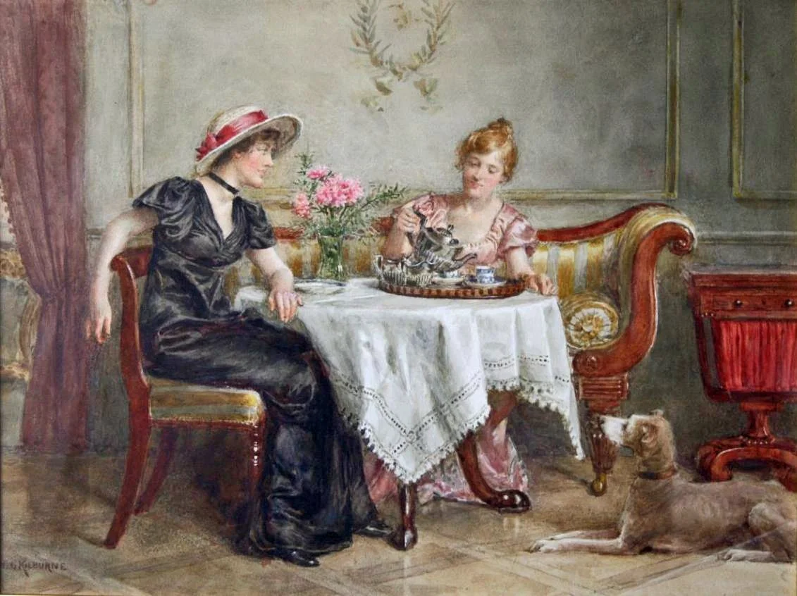 George Goodwin Kilburne, Tea for Two