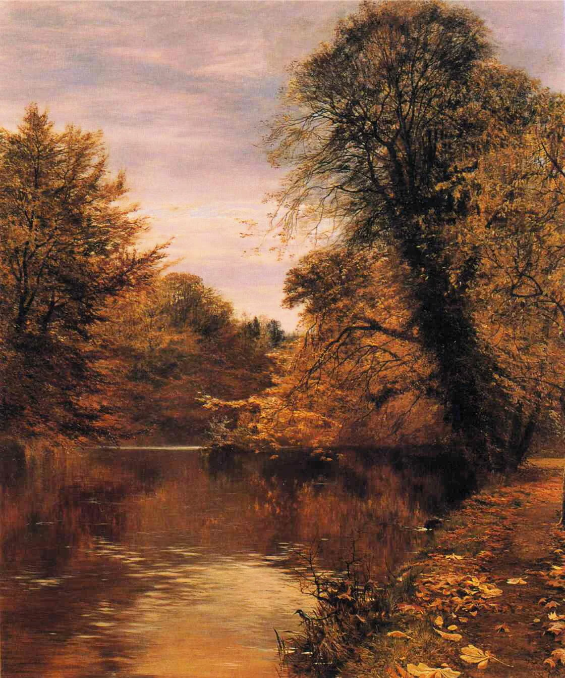 George Vicat Cole, Leaves are but the Wings on which the Summer Flies