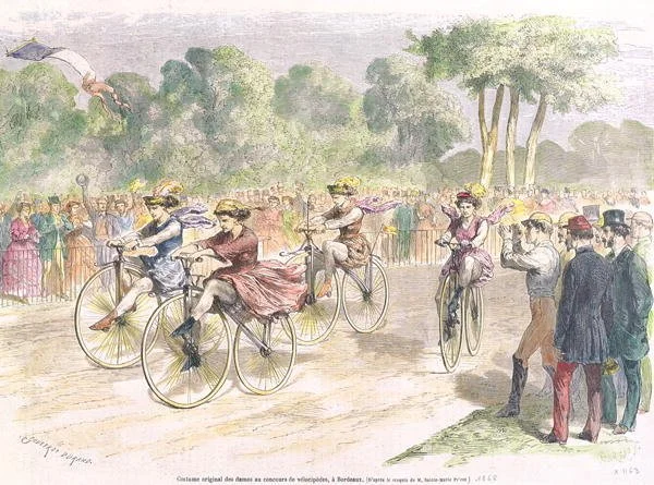 Godefroy Durand, Original Costumes for the Velocipede Race in Bordeaux