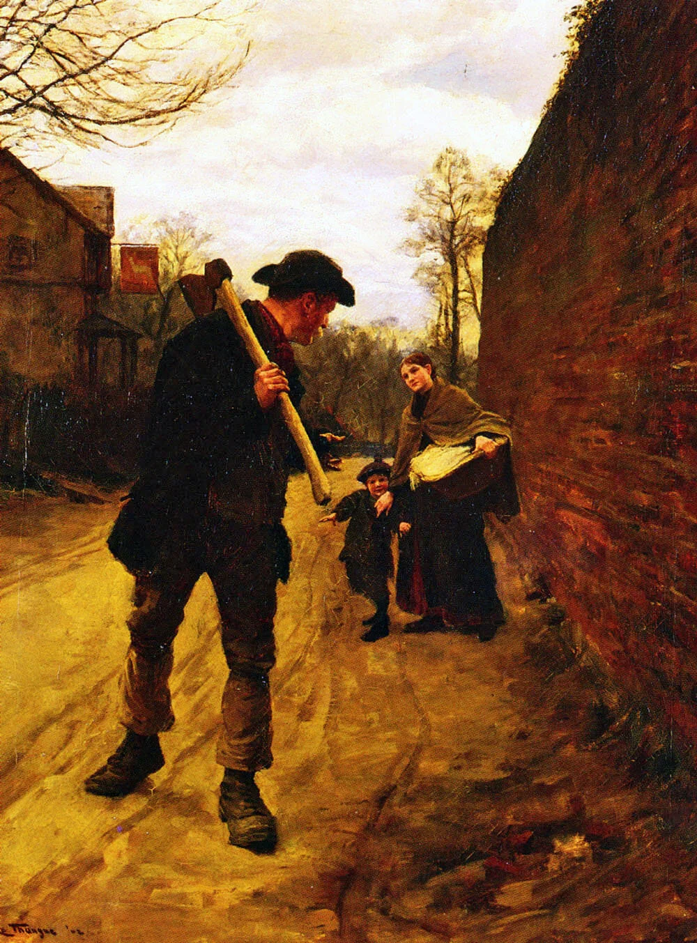 Henry Herbert La Thangue, Off to Work
