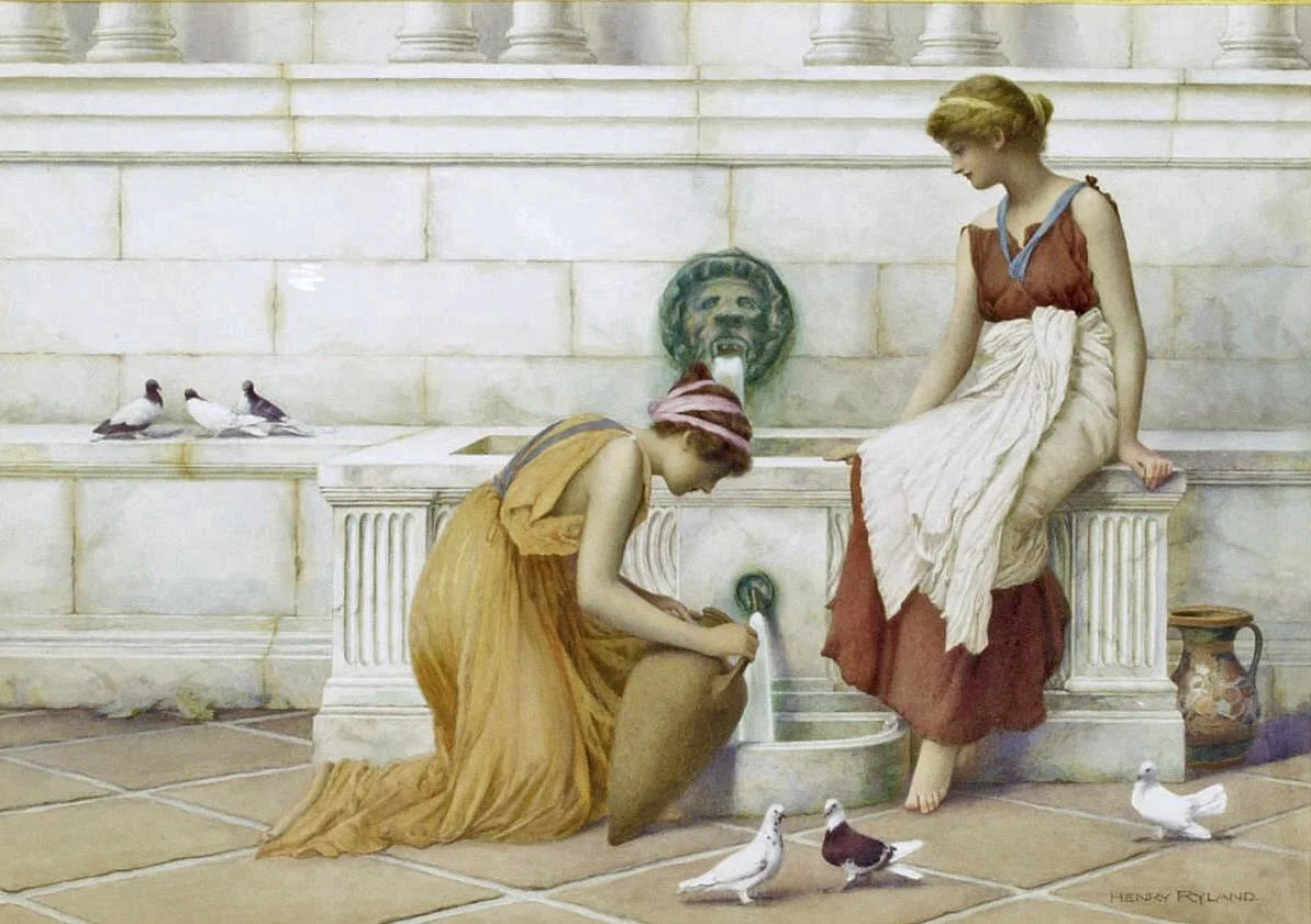 Henry Ryland, At the Fountain