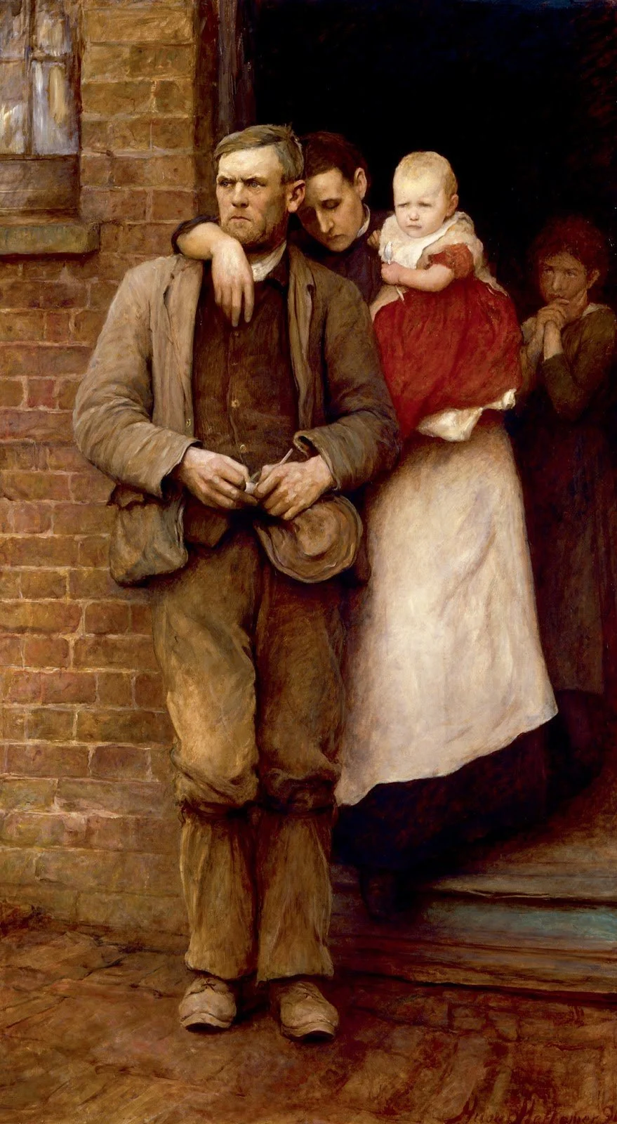 Hubert von Herkomer, On Strike