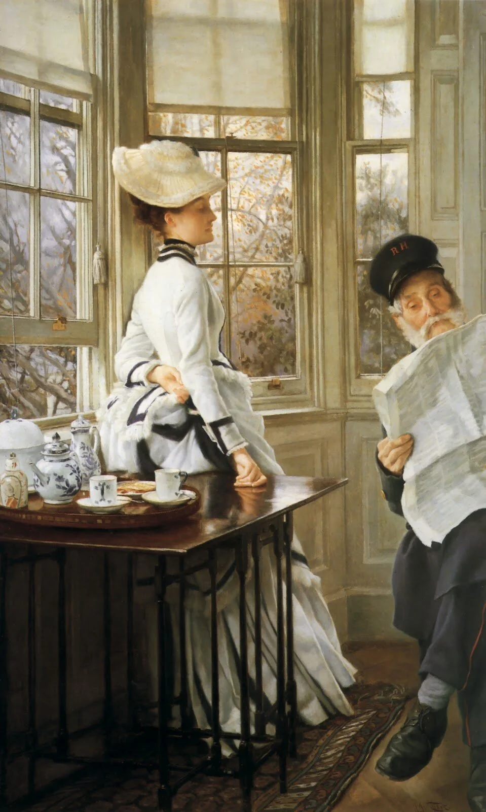 James Jacques Joseph Tissot, Reading the News