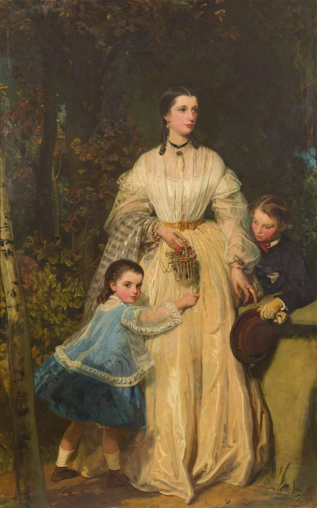 James Sant, Mary Fothergill and her children Richard and Mary