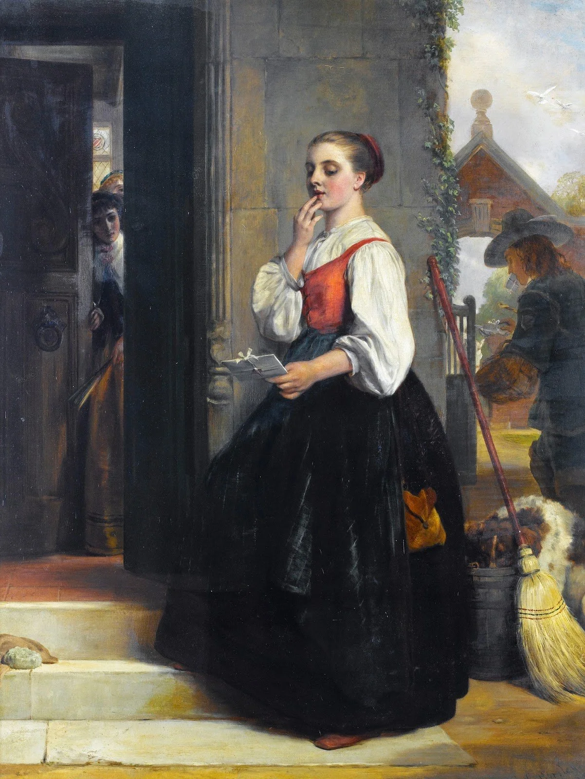 John Callcott Horsley, The Waiting Maid