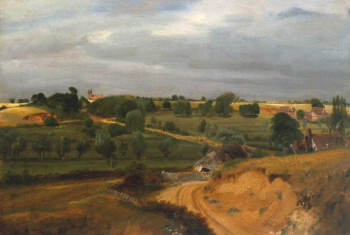 John Constable, Brightwell Church and Village