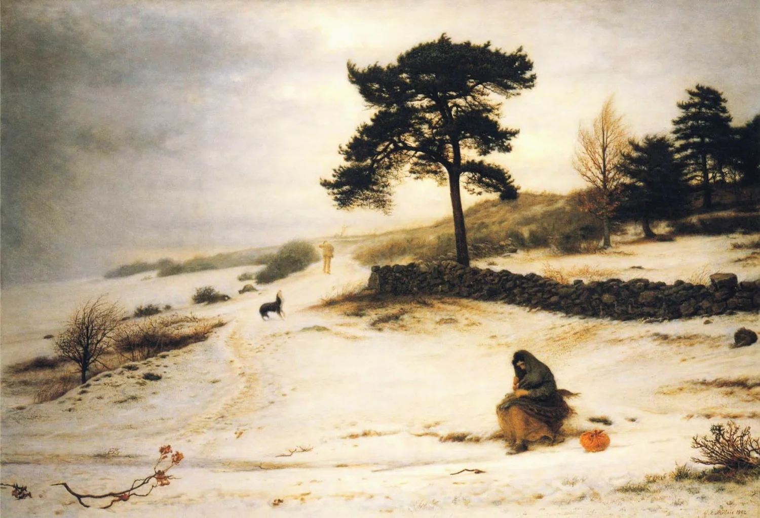 John Everett Millais, Blow, Blow Thou Winter Wind