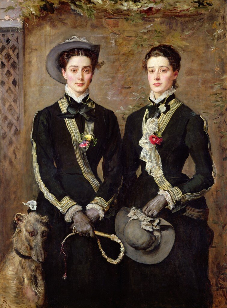 John Everett Millais, The Twins, Portrait of Kate Edith and Grace Maud Hoare
