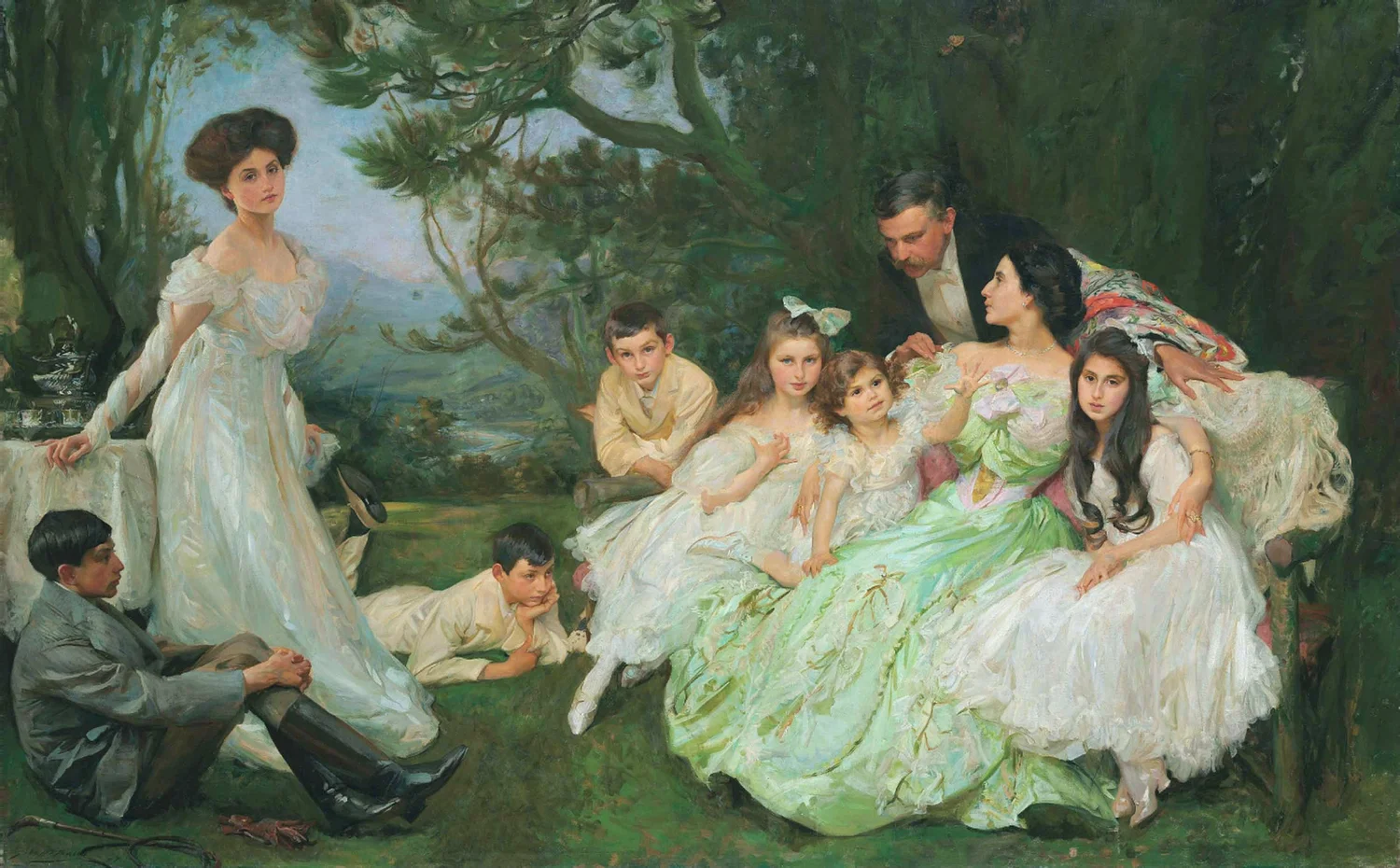 John Henry Frederick Bacon, The Golden Butterfly, The Harvey Family