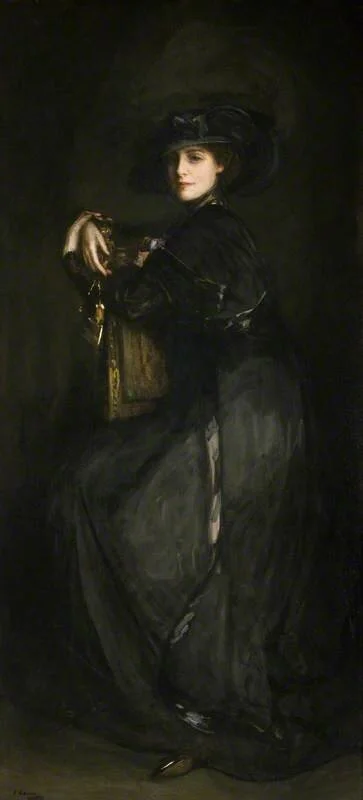 John Lavery, The Lady in Black (Mrs Trevor)