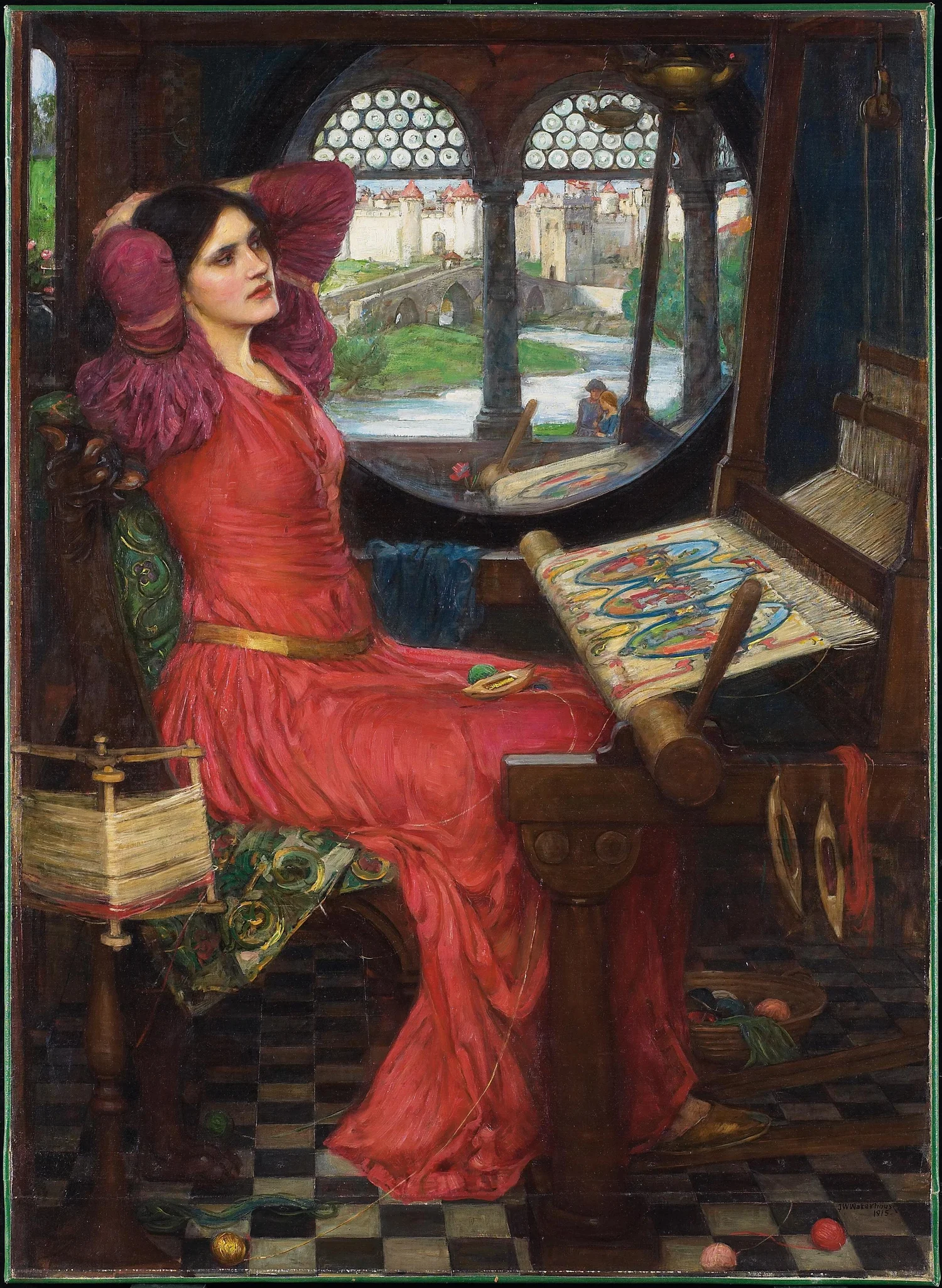 John William Waterhouse, “I am half-sick of shadows, said the lady of Shalott”