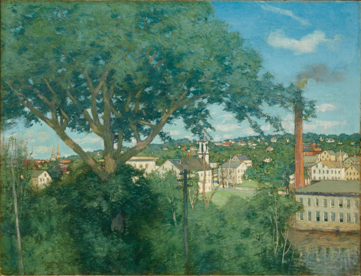 Julian Alden Weir, The Factory Village