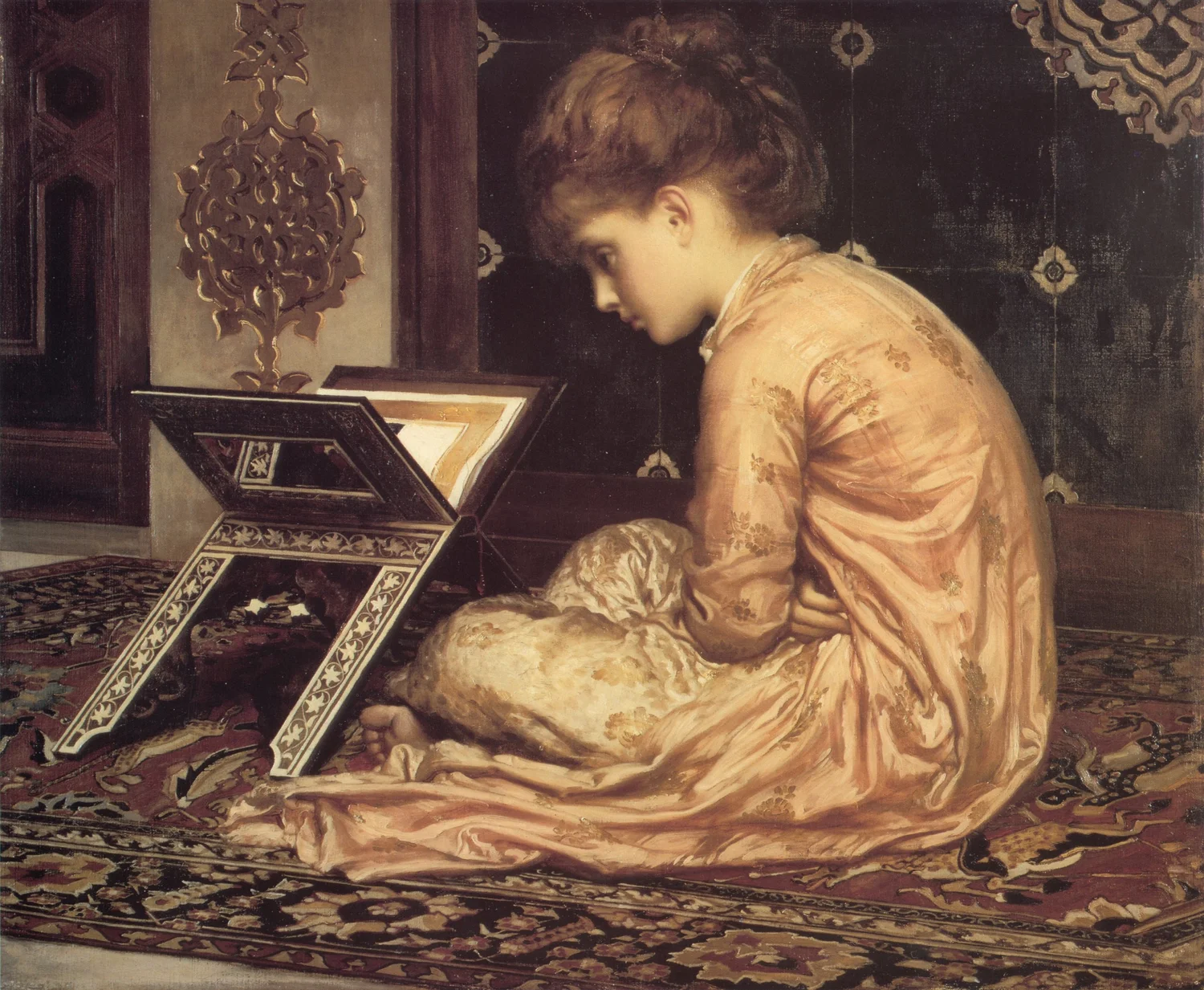 Lord Frederic Leighton, Study at a Reading Desk