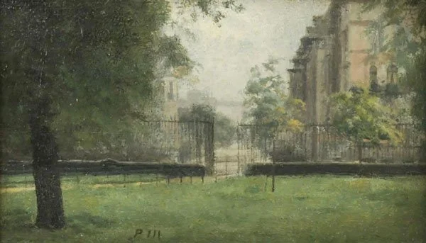 Paul Fordyce Maitland, The Bayswater Road from Kensington Gardens