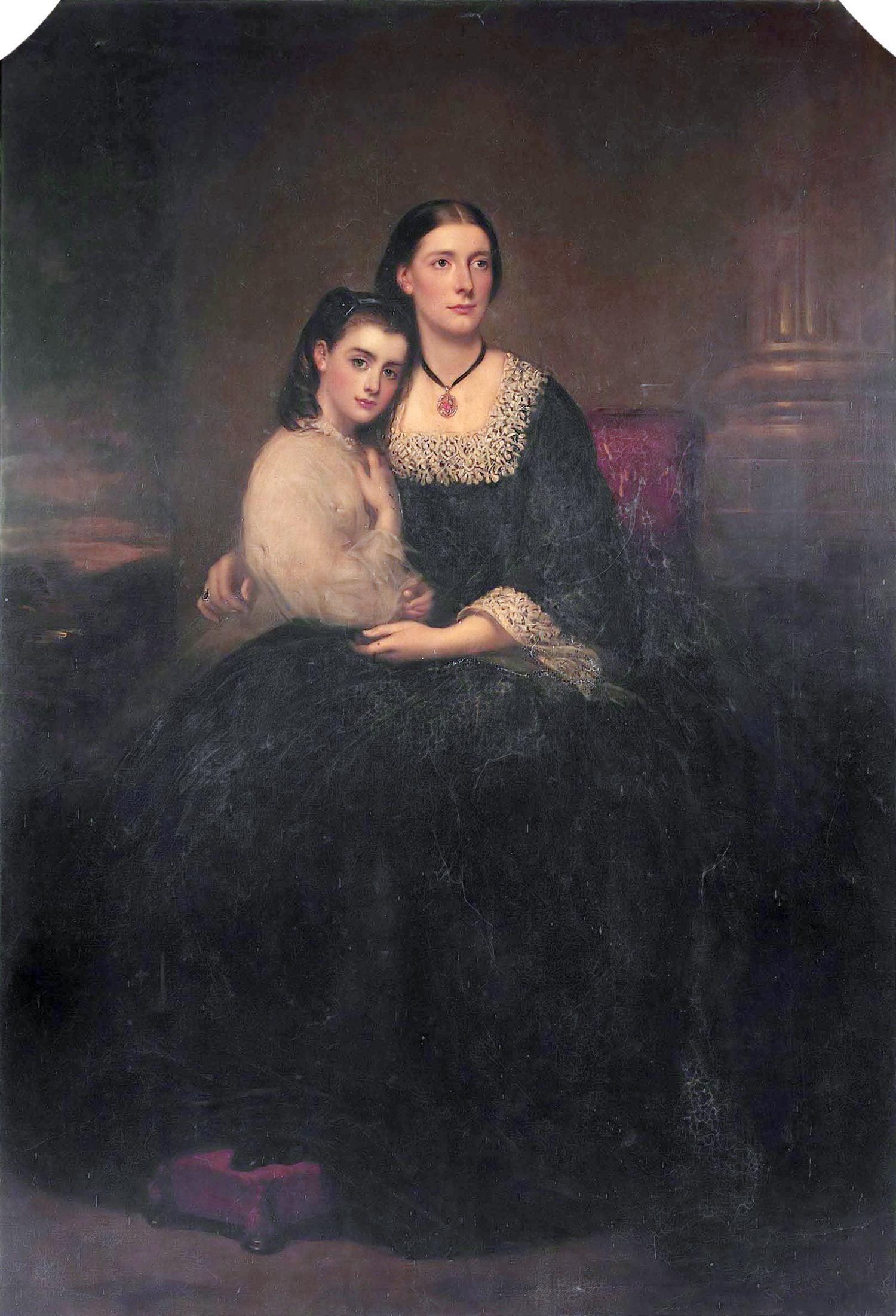Richard Buckner, Emily, 1st Viscountess Hambleden, and her Daughter