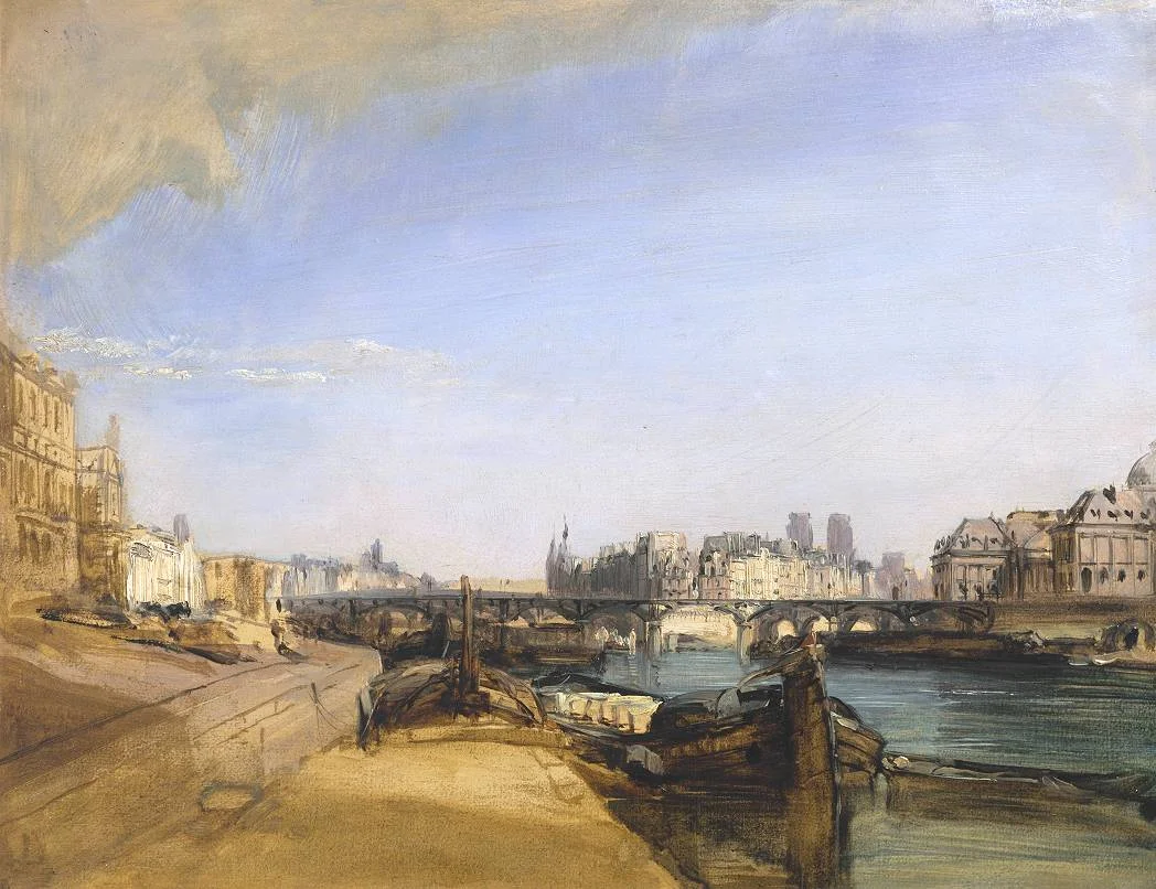 Richard Parkes Bonington, The Pont des Arts, Paris ca. 1826