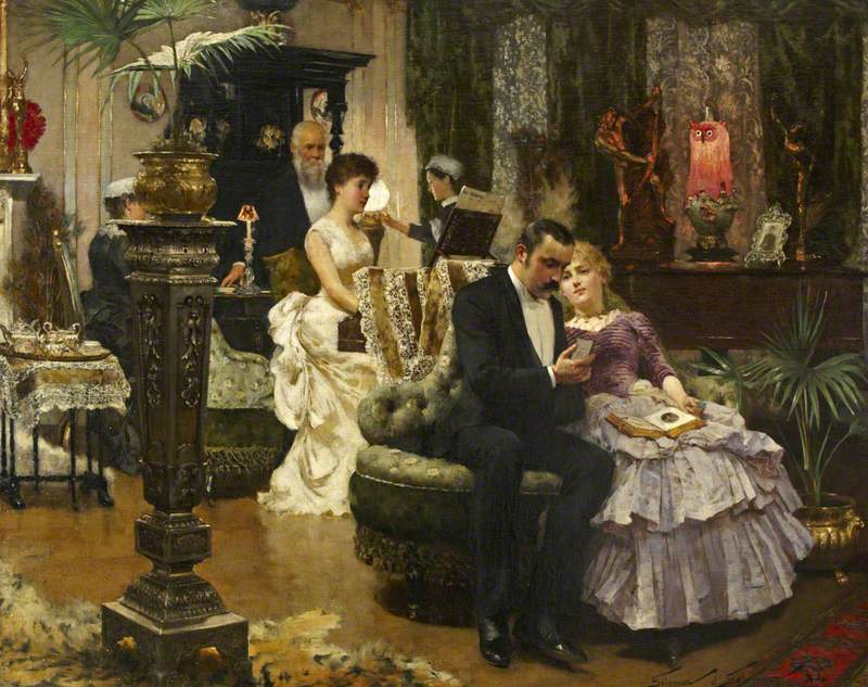 Solomon Joseph Solomon, A Conversation Piece