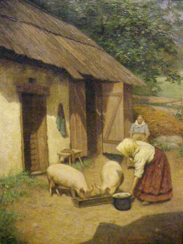 Stanhope Alexander Forbes, Feeding the Pigs