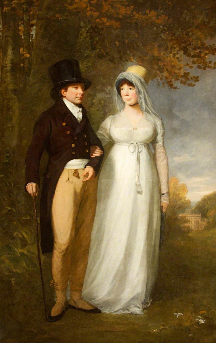 Thomas Phillips, William Blathwayt IV and His Wife, Frances Scott