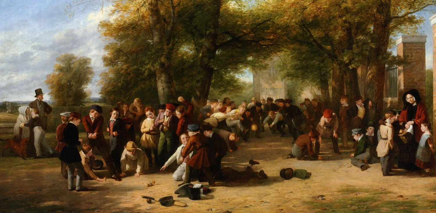 Thomas Webster, A School Playground