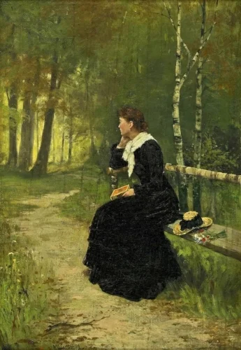 Walter Dendy Sadler, Girl on a Bench