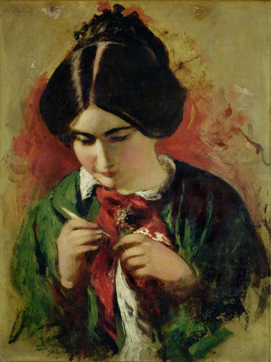 William Etty, Crochet Worker