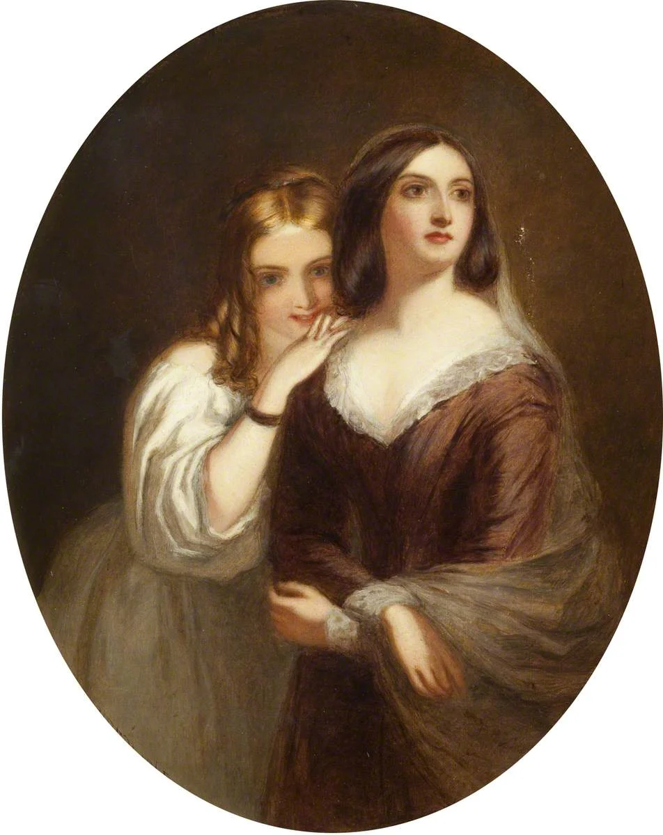 William Powell Frith, Portrait of Two Girls
