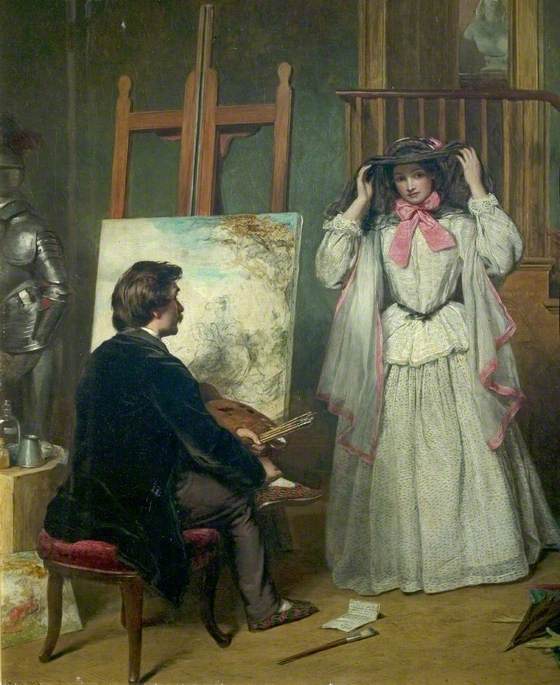 William Powell Frith - The Artist’s Model